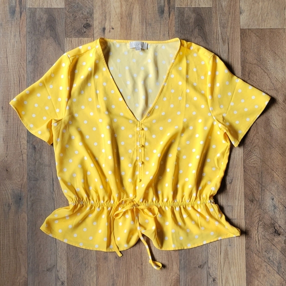LOFT Tops - LOFT Polka Dot Blouse